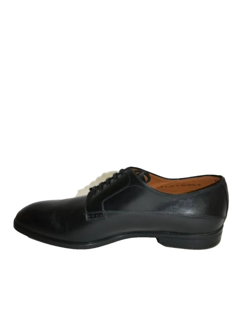 New! Bally Men's Lantel Leather Plain Toe Oxfords Black Size 10 D US DD40